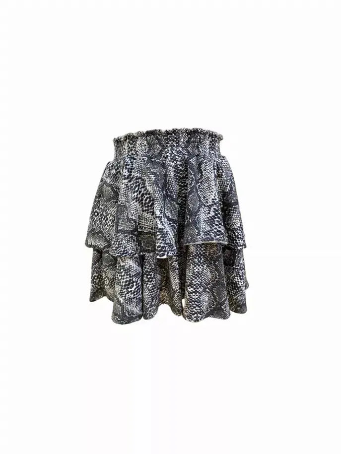 Python Luxe Mini Skirt Tru Luv