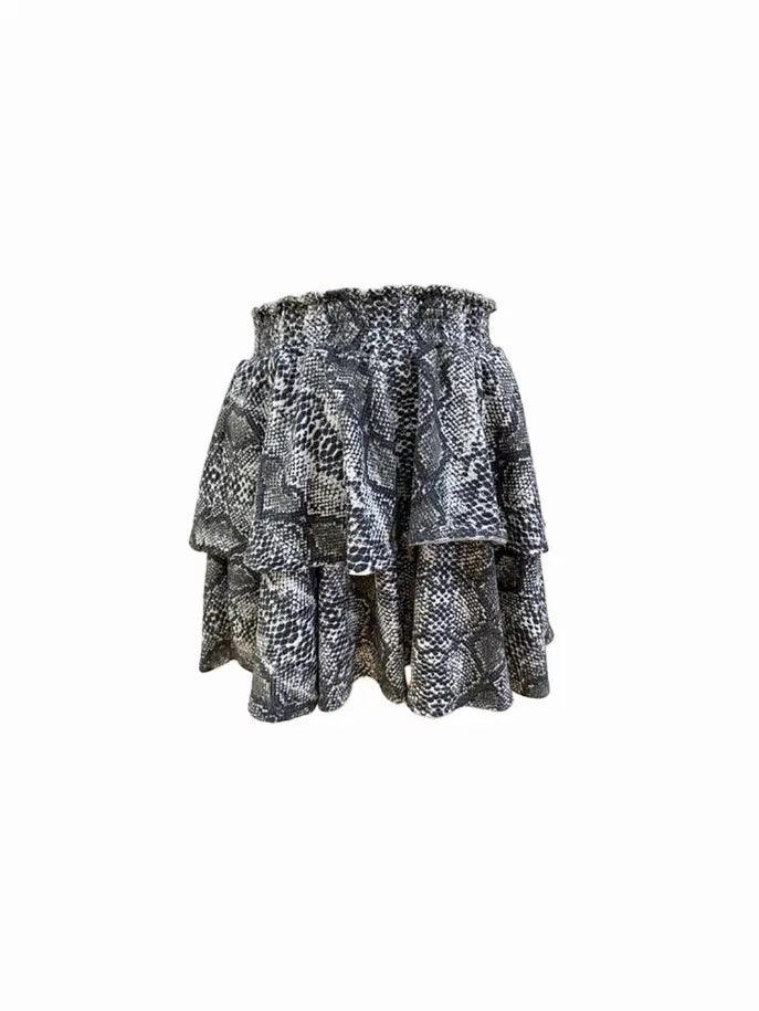 Python Luxe Mini Skirt Tru Luv