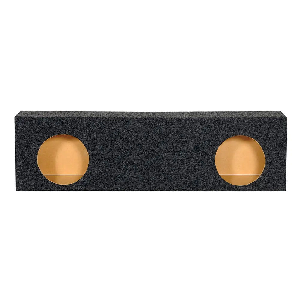 Qpower 2-hole 10" Sealed Behind Seat Truck Heavy Duty 1" Mdf Qpower