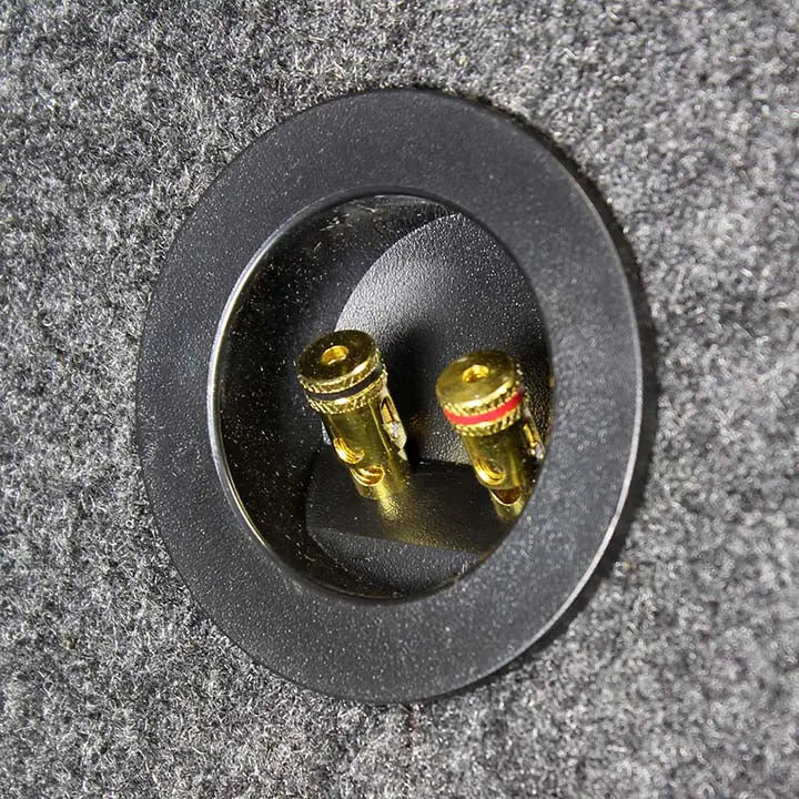 Qpower 2-hole 10" Sealed Behind Seat Truck Heavy Duty 1" Mdf Qpower