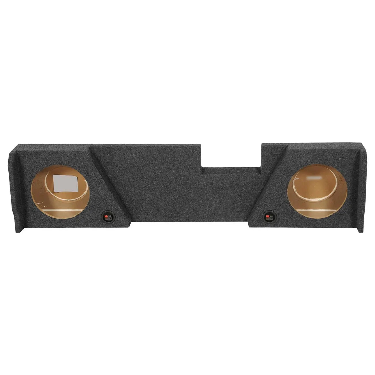 Qpower Gmc/chevy Double Cab '14-'19 Dual 10" Empty Woofer Box Qpower