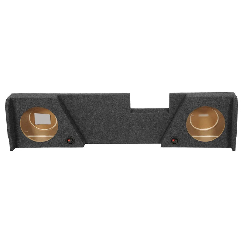 Qpower Gmc/chevy Double Cab '14-'19 Dual 10" Empty Woofer Box Qpower