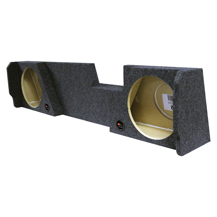 Qpower Gmc/chevy Double Cab '14-'19 Dual 12" Empty Woofer Box Qpower