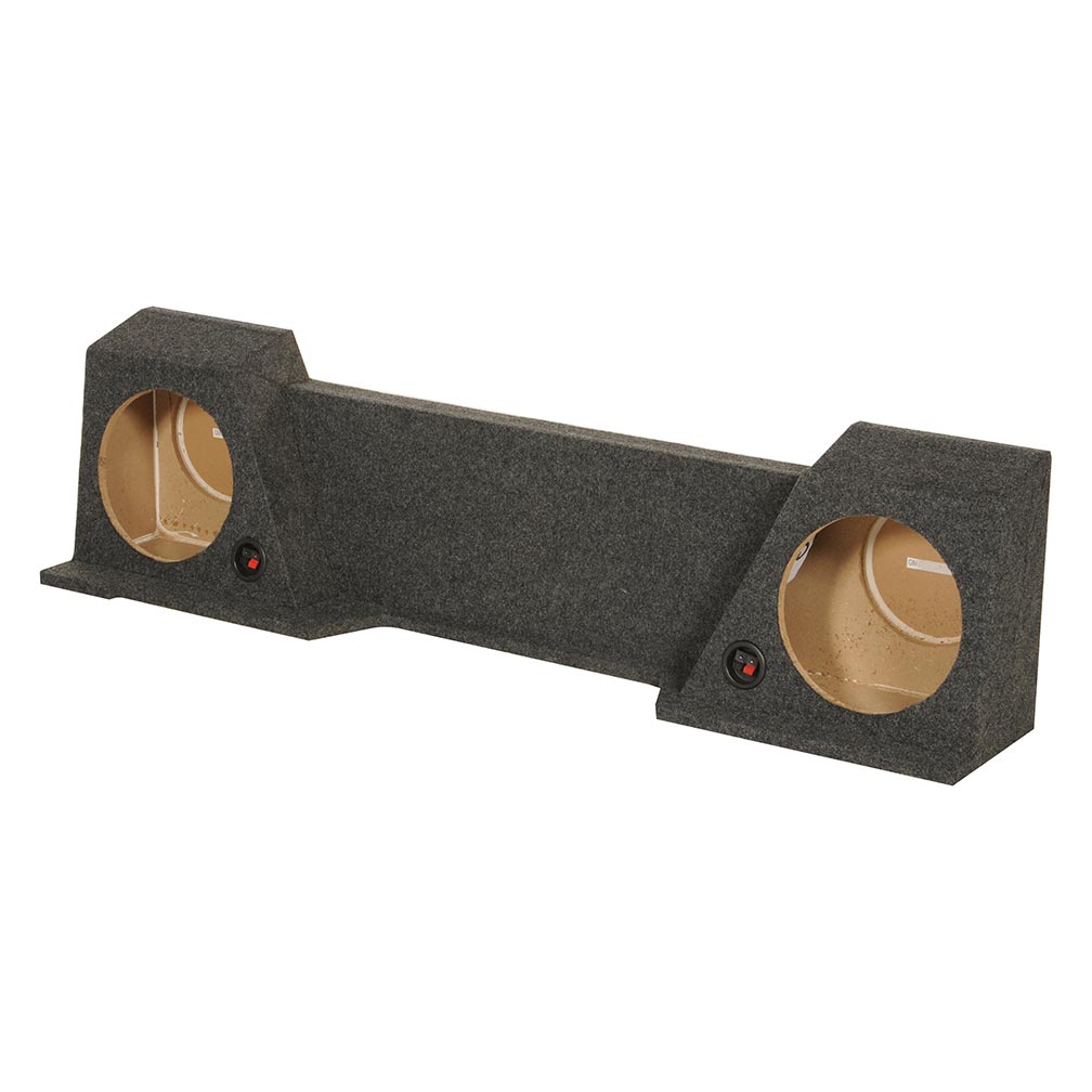 Qpower Gmc/chevy Extended Cab (high Transmission) '07-'13 Dual 10" Empty Woofer Box Qpower