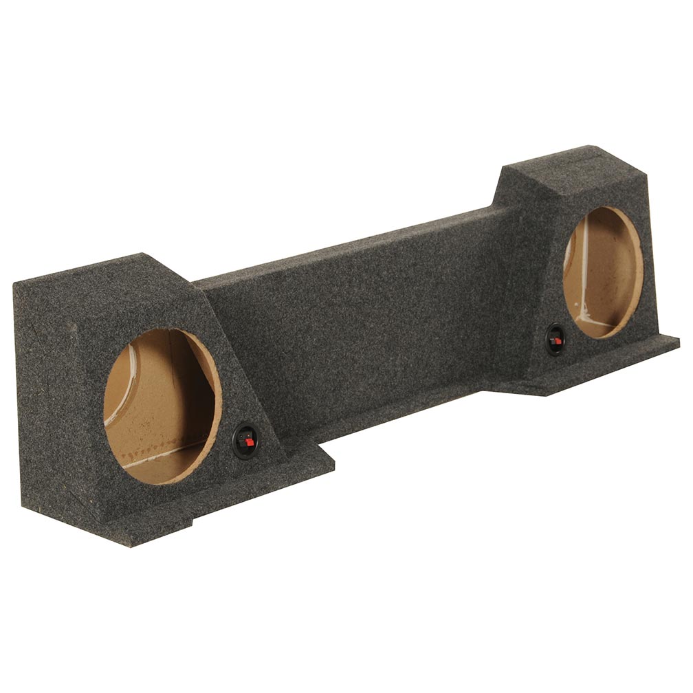 Qpower Gmc/chevy Extended Cab (high Transmission) '07-'13 Dual 10" Empty Woofer Box Qpower