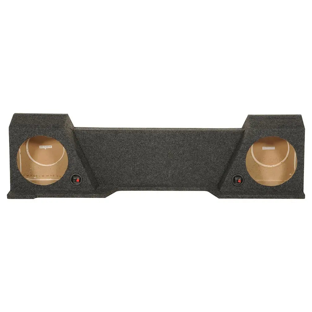 Qpower Gmc/chevy Extended Cab (high Transmission) '07-'13 Dual 10" Empty Woofer Box Qpower
