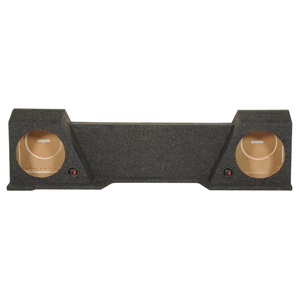 Qpower Gmc/chevy Extended Cab (high Transmission) '07-'13 Dual 10" Empty Woofer Box Qpower