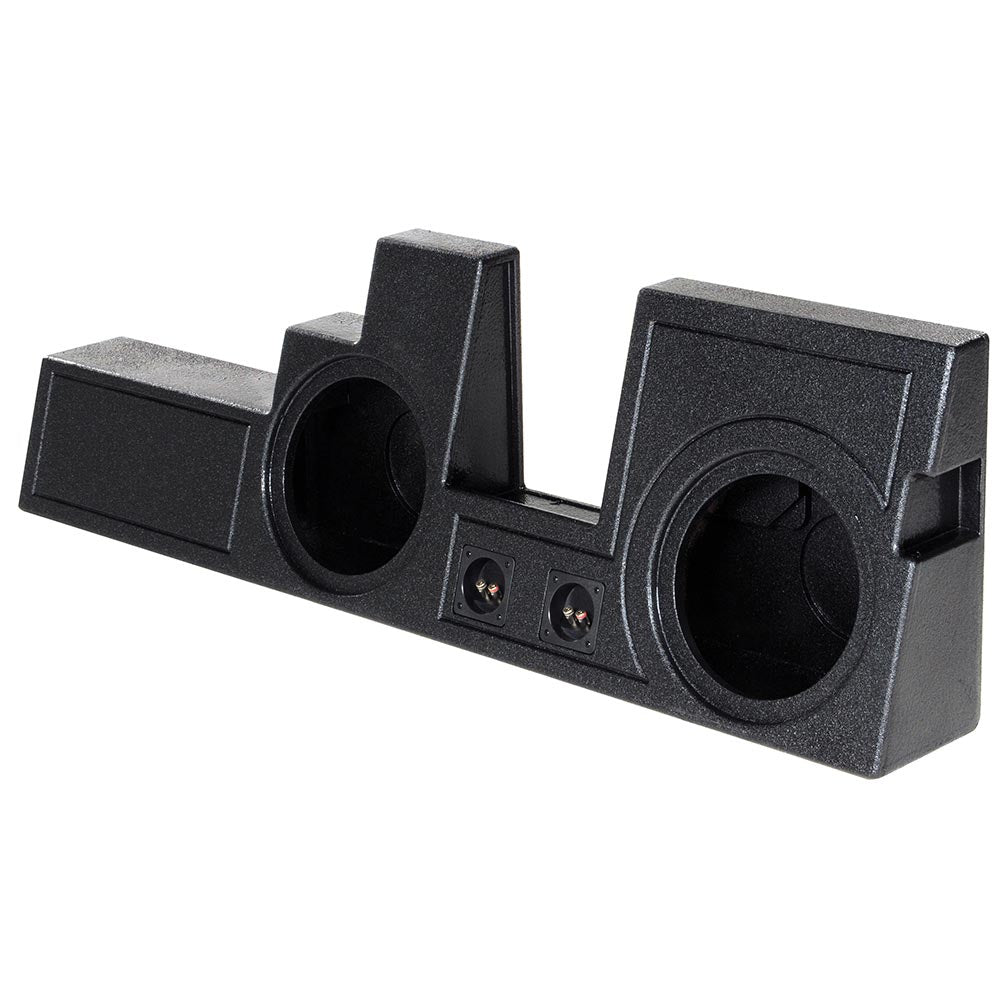 Qpower "qbomb" Ford F-series Super Duty Crew Cab '00-'16 Dual 10" Vented Empty Woofer Box Qpower