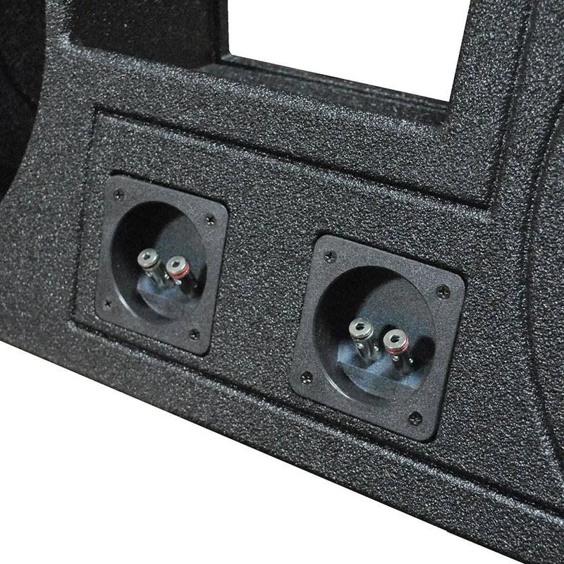 Qpower "qbomb" Ford F-series Super Duty Crew Cab '00-'16 Dual 10" Vented Empty Woofer Box Qpower