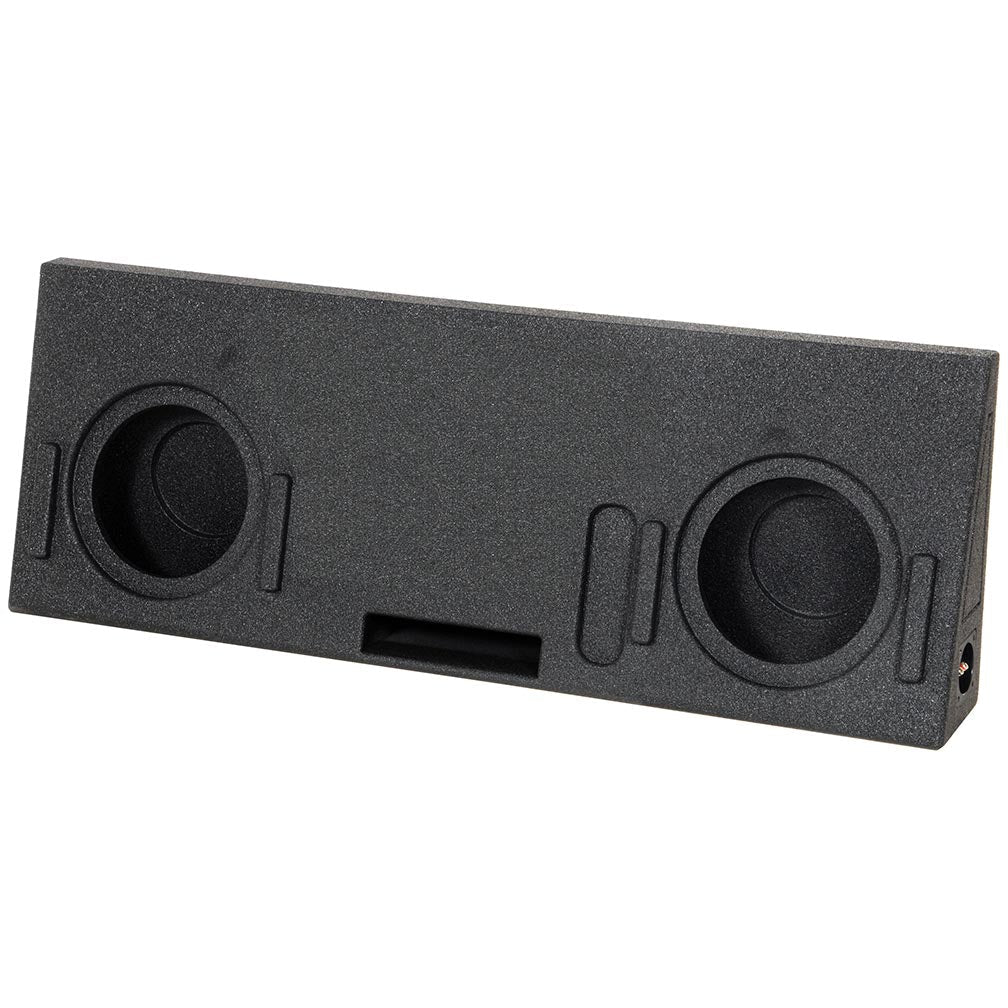 Qpower "qbomb" Toyota Tundra Crew Max Cab '14 -'21 Dual 10" Vented Woofer Enclosure Qpower