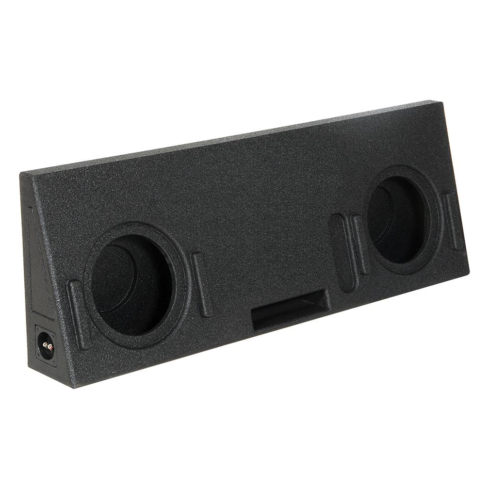 Qpower "qbomb" Toyota Tundra Crew Max Cab '14 -'21 Dual 10" Vented Woofer Enclosure Qpower