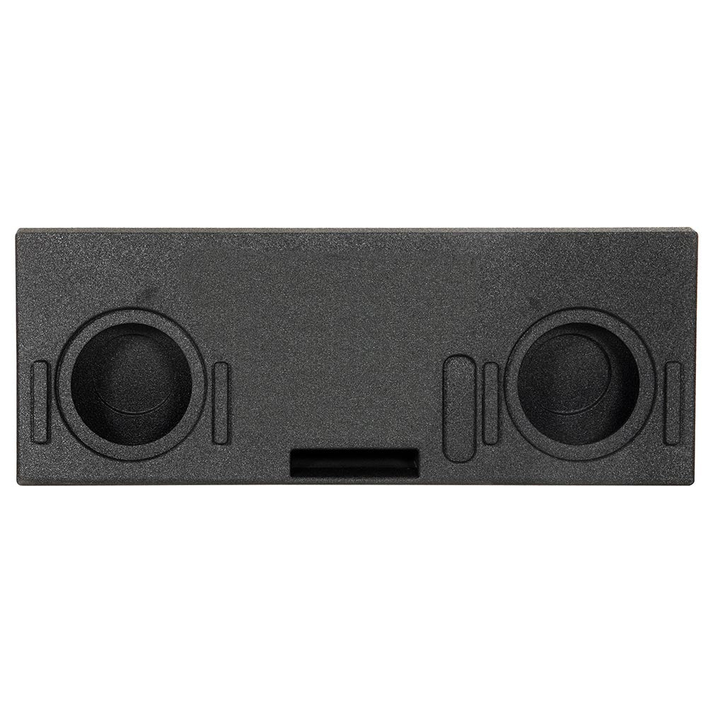 Qpower "qbomb" Toyota Tundra Crew Max Cab '14 -'21 Dual 10" Vented Woofer Enclosure Qpower