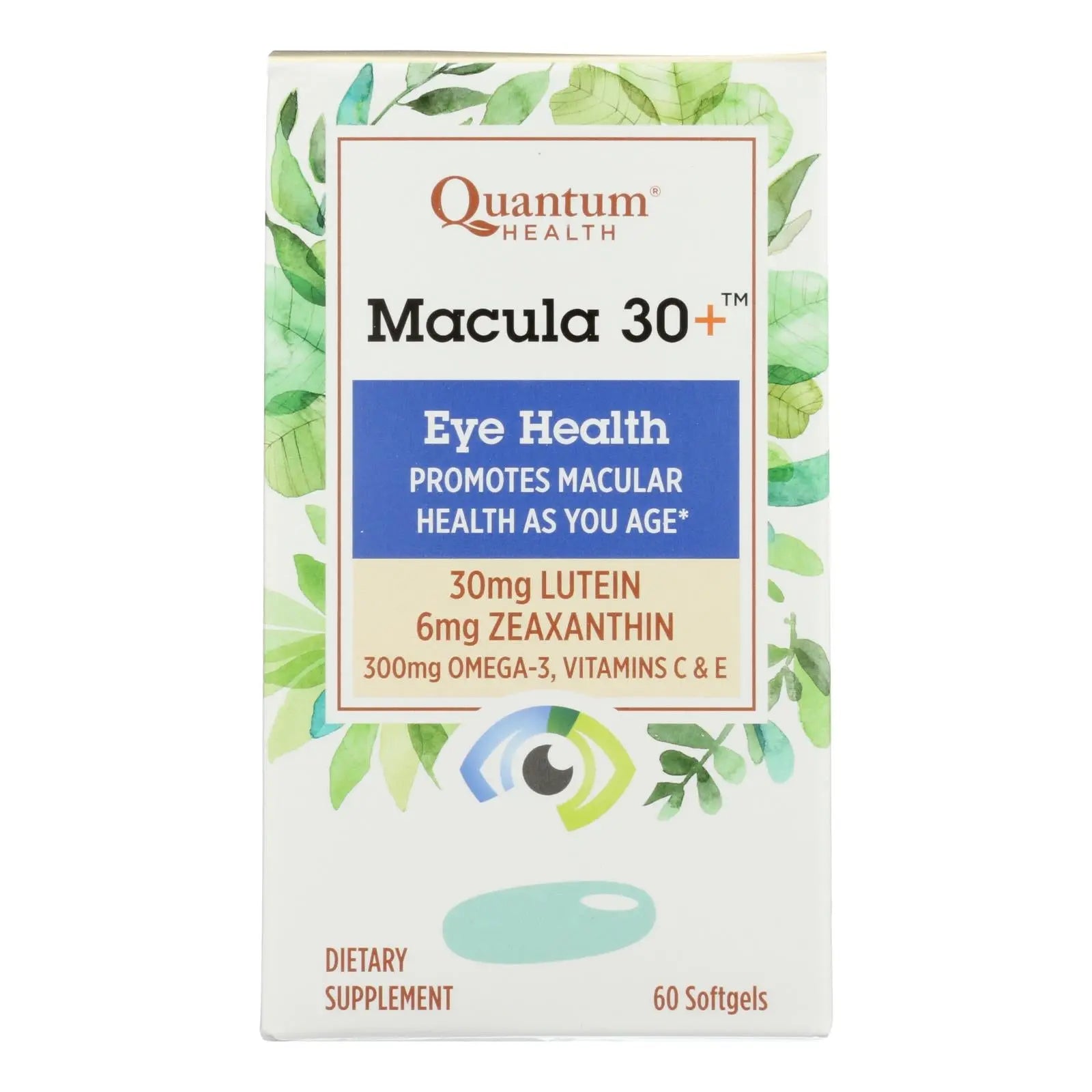 Quantum Research - Macula 30 Eye Health - 1 Each - 60 Sgel Quantum Research