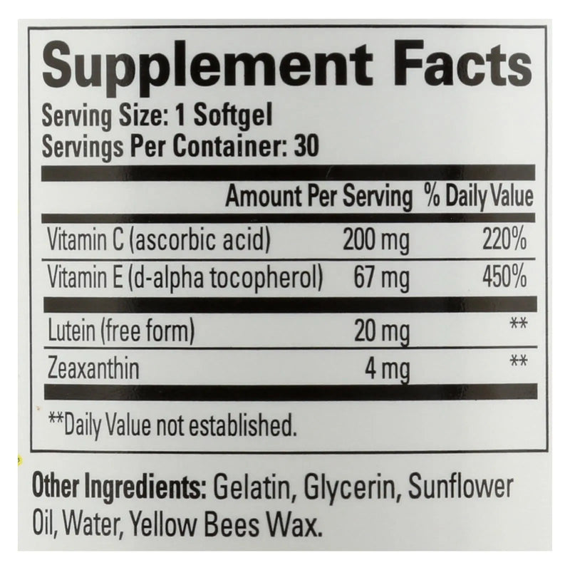 Quantum Research - See Lutein Eye Health - 1 Each - 30 Sgel Quantum Research