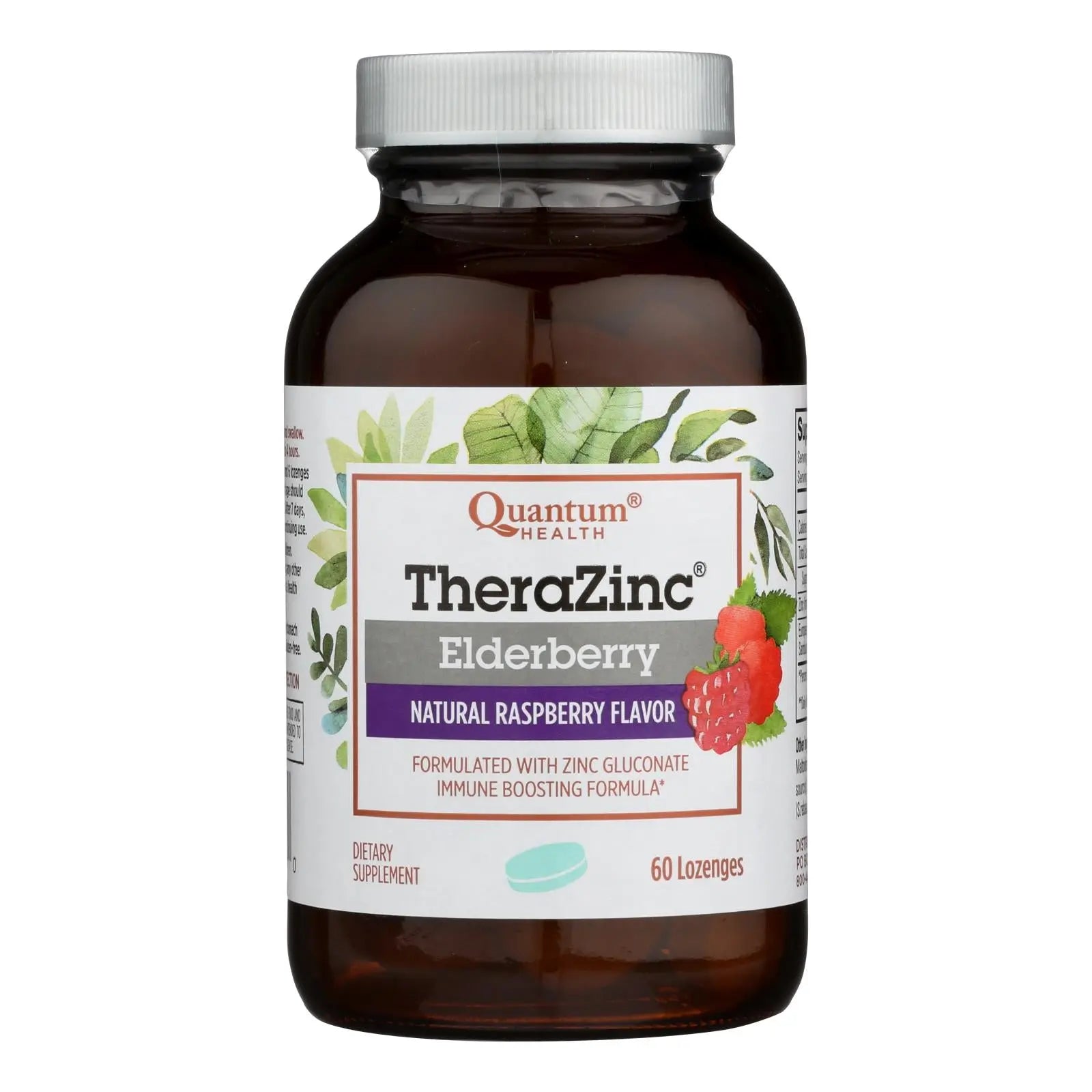 Quantum Research Thera Zinc Lozenges - Elderberry - 60 Lozenges Quantum Research