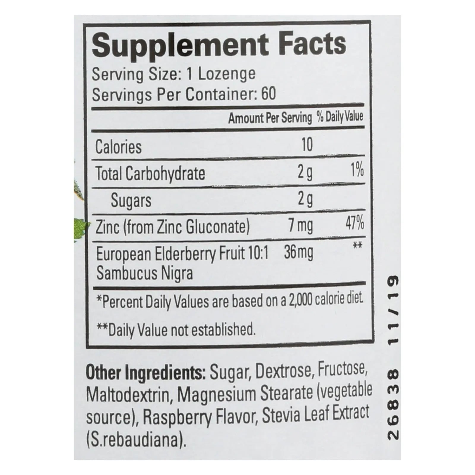 Quantum Research Thera Zinc Lozenges - Elderberry - 60 Lozenges Quantum Research