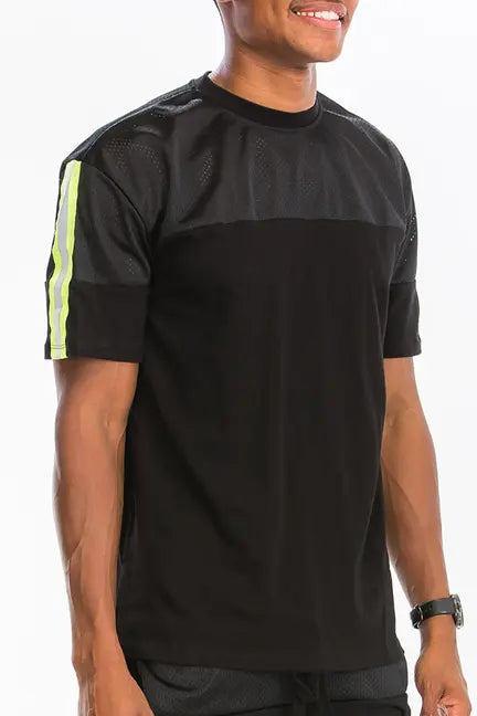 Quarter Mesh Cotton Tee WEIV