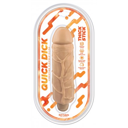 Quick Dick Thick Stick Vibrating Realistic Dildo HOTT Products
