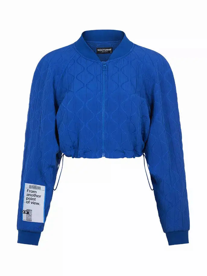 Quilted Bomber Jacket Nocturne