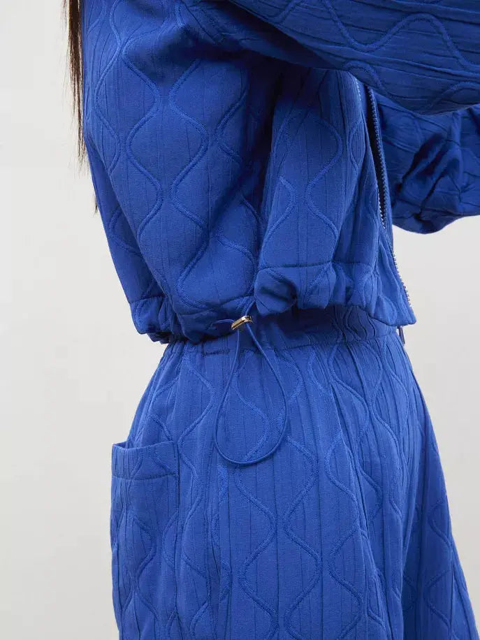 Quilted Bomber Jacket Nocturne