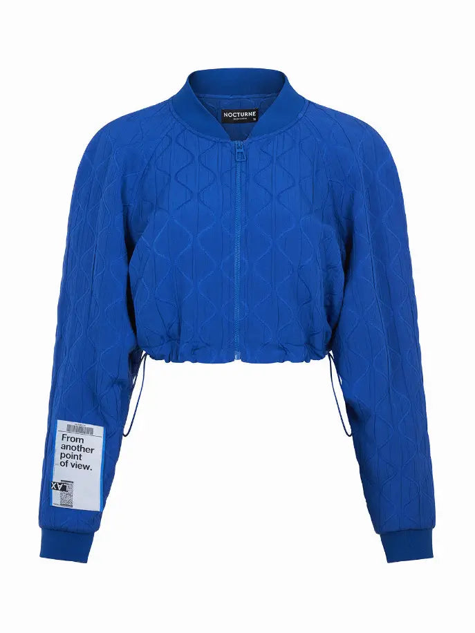 Quilted Bomber Jacket Nocturne