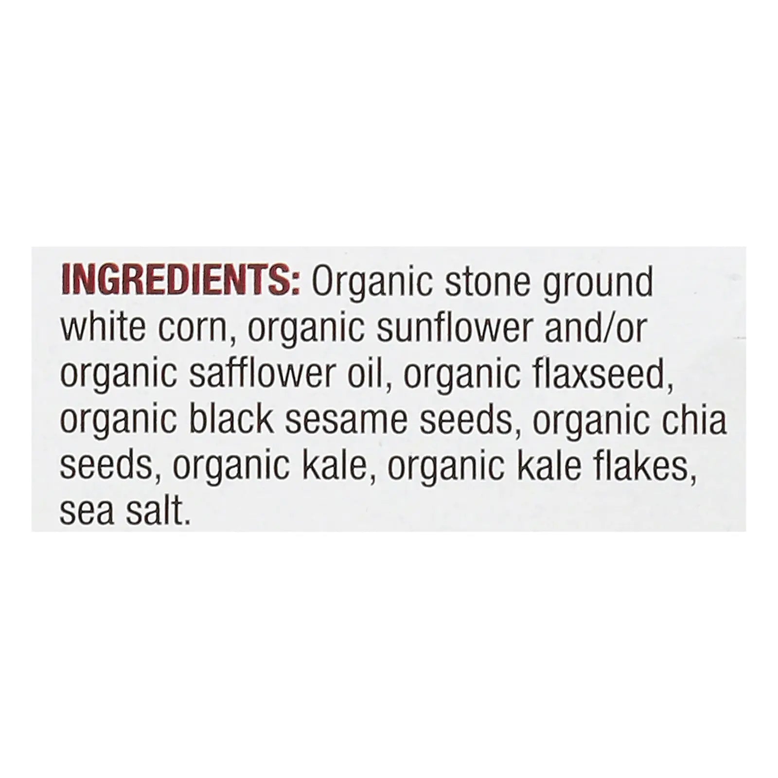 R. W. Garcia - Crackers 3 Seed Kale - Case Of 6-5.5 Oz R. W. Garcia