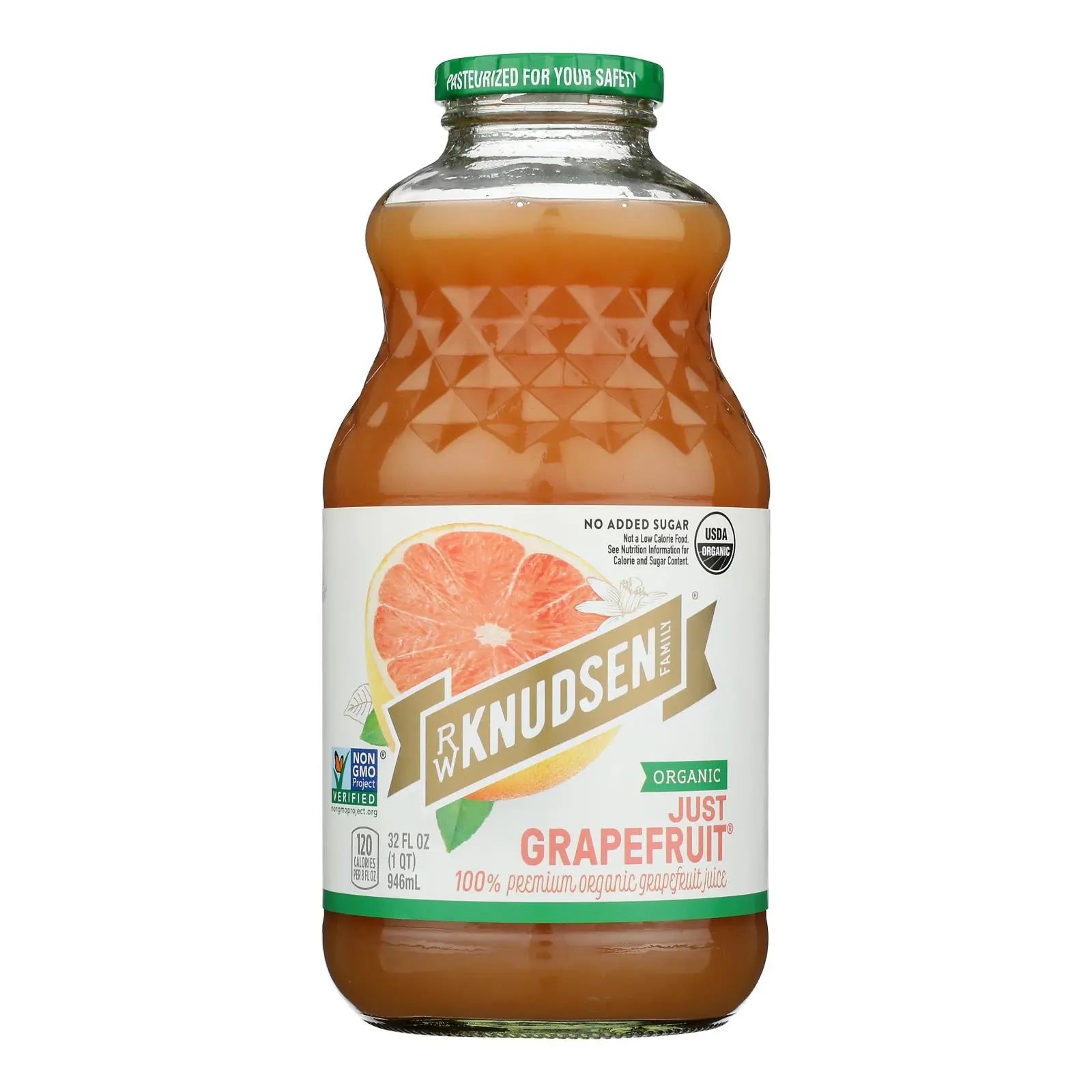 R.w. Knudsen - Organic Juice - Grapefruit - Case Of 6 - 32 Fl Oz R.w. Knudsen