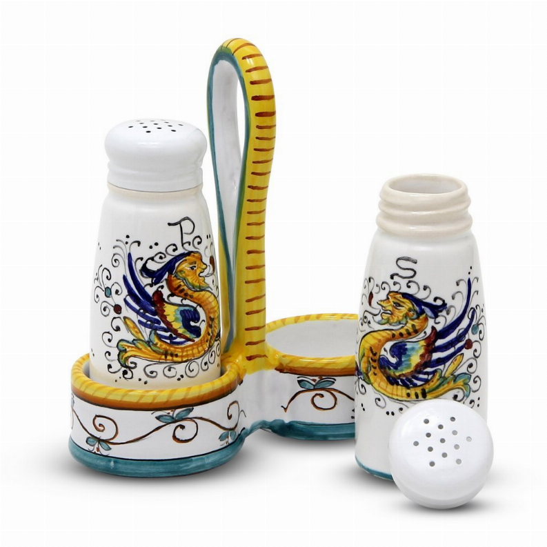 RAFFAELLESCO: Salt and Pepper Cruet Artistica Italian Gallery