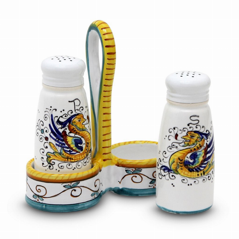 RAFFAELLESCO: Salt and Pepper Cruet Artistica Italian Gallery