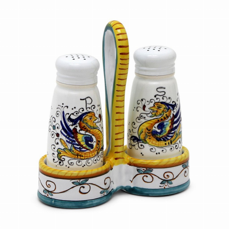 RAFFAELLESCO: Salt and Pepper Cruet Artistica Italian Gallery
