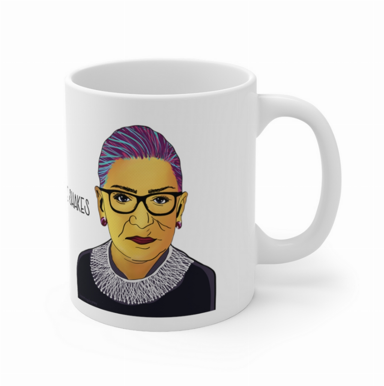 RBG Pop Art Coffee Mug Black Cat Bazaar