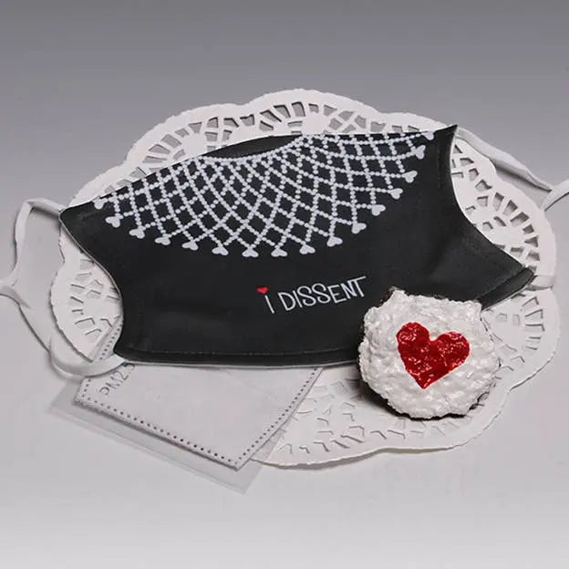 RBG "I Dissent" Face Mask LIANE FRIED STUDIO