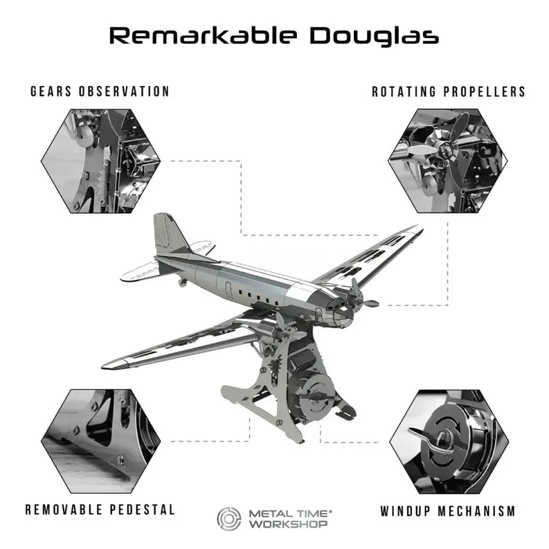 REMARKABLE DOUGLAS AIRCRAFT METAL-TIME