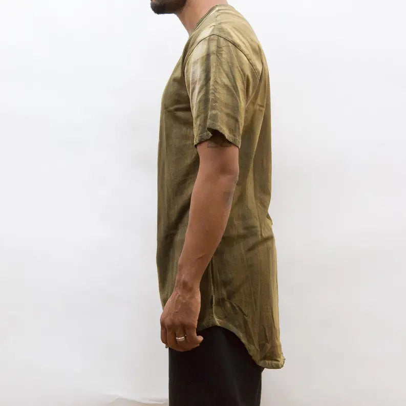 RIVER WASH TEE- OLIVE WEIV