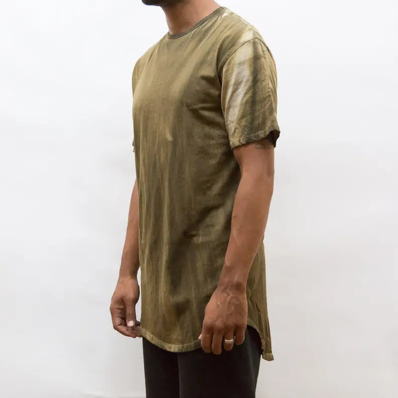 RIVER WASH TEE- OLIVE WEIV