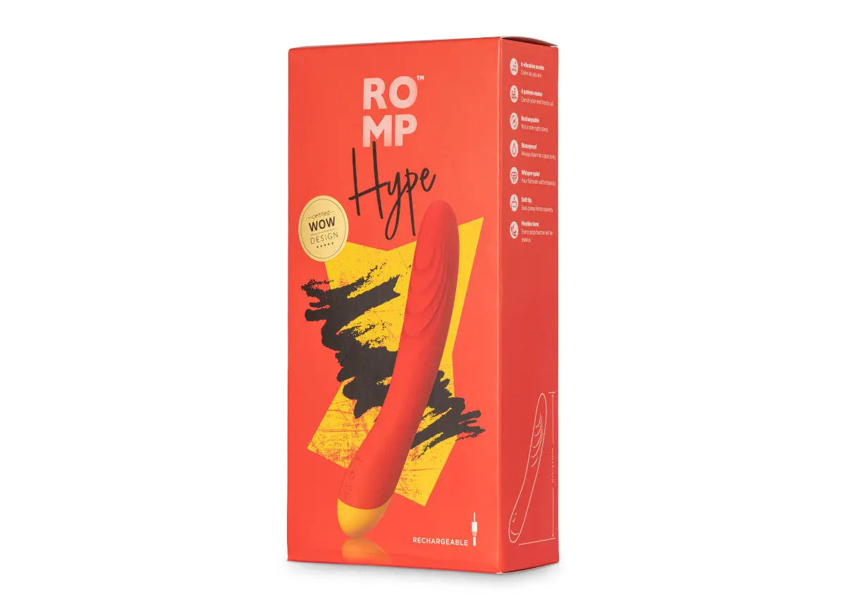 ROMP Hype G-Spot Vibrator - Red ROMP