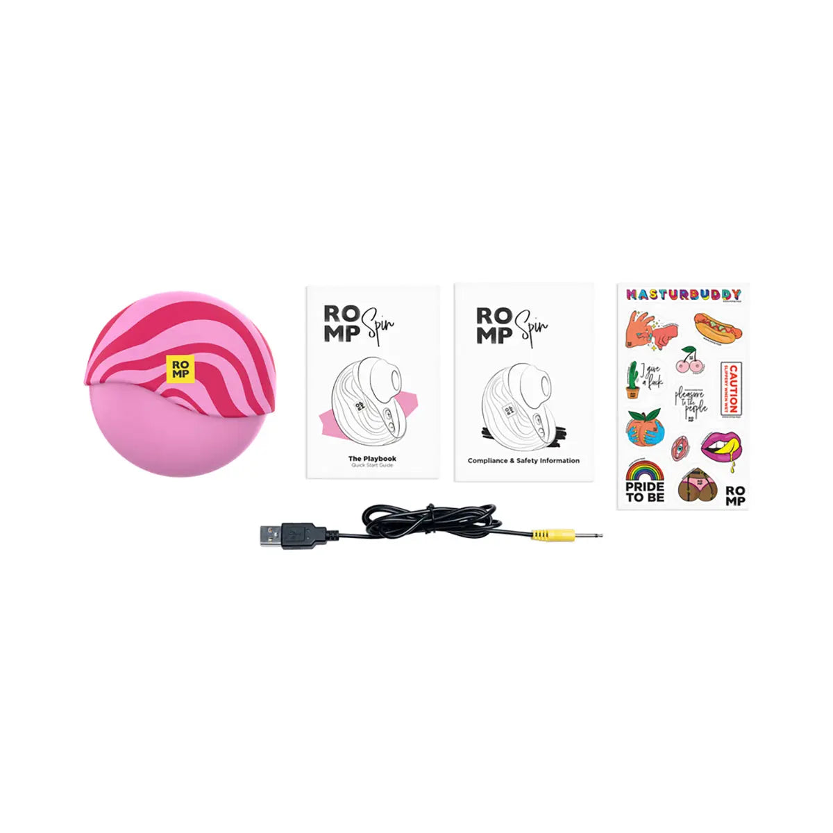 ROMP Spin Travel Rechargeable Clitoral Stimulator ROMP