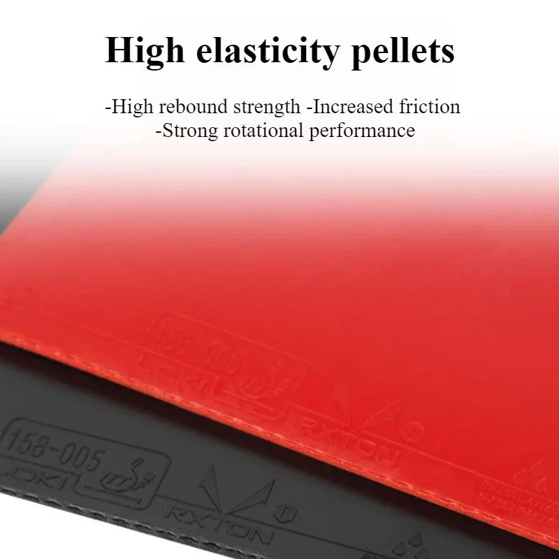 RXTON1 Table Tennis Training Rubbers High Elasticity Sponge Backing Medium Viscosity Rubbers Table Tennis Supplies GreatEagleInc