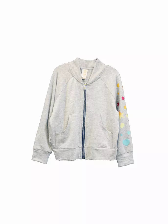 Rainbow Hearts & Stars Bomber Little Mass