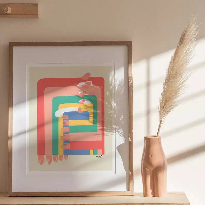 Rainbow Hug The Crafted Prints