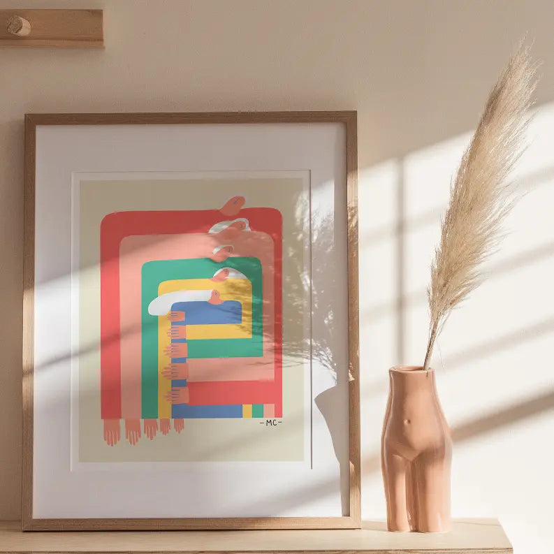 Rainbow Hug The Crafted Prints