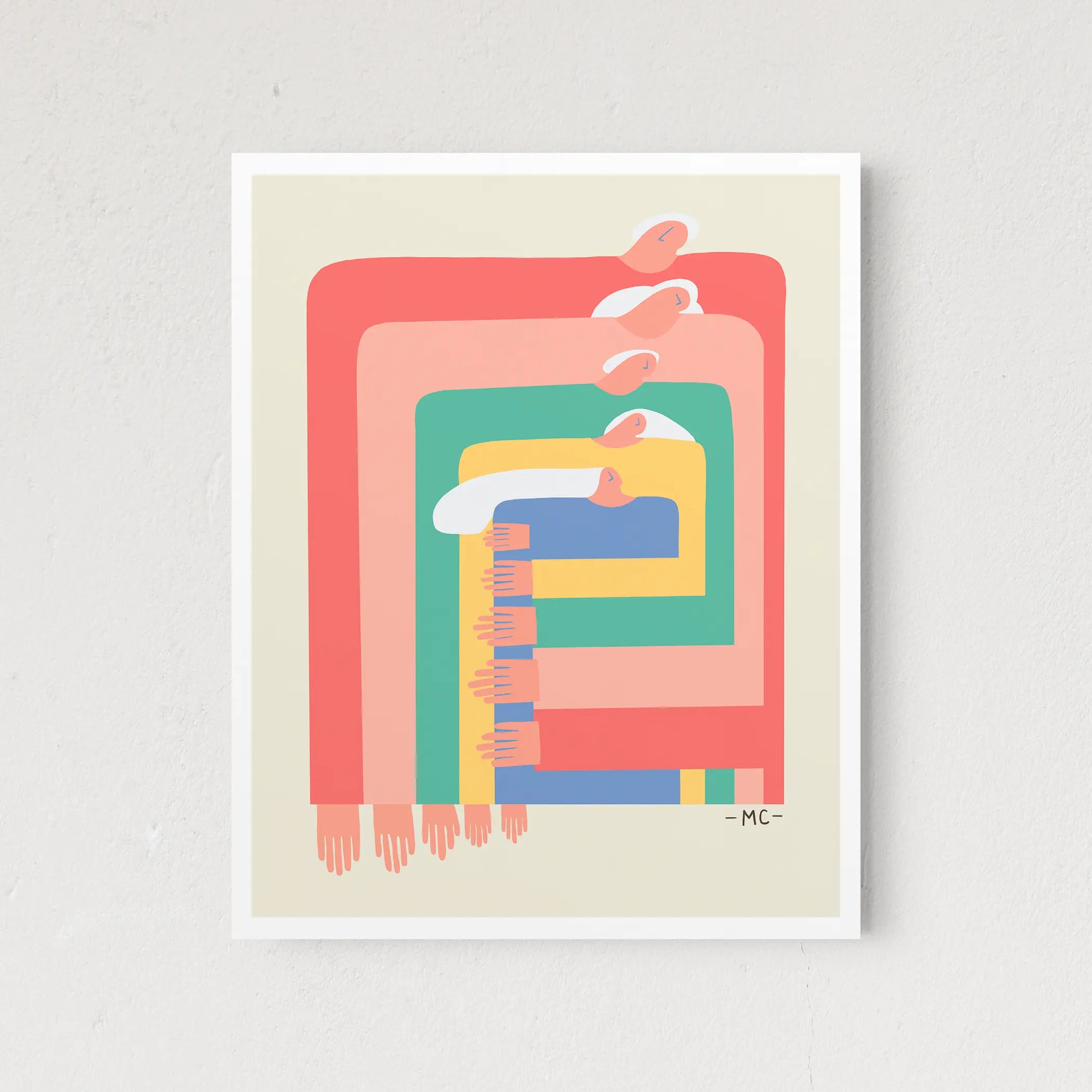 Rainbow Hug The Crafted Prints
