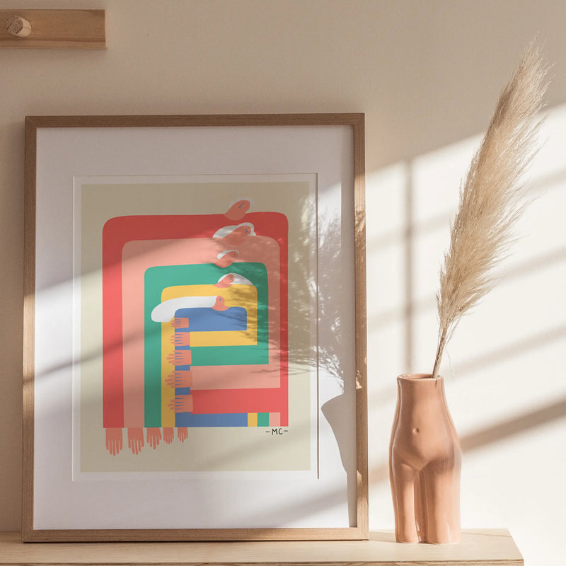 Rainbow Hug The Crafted Prints