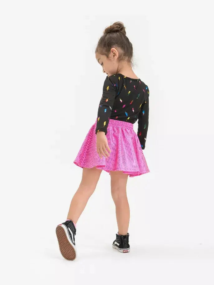 Rainbow Lighting Bolt Ballet Top Little Mass