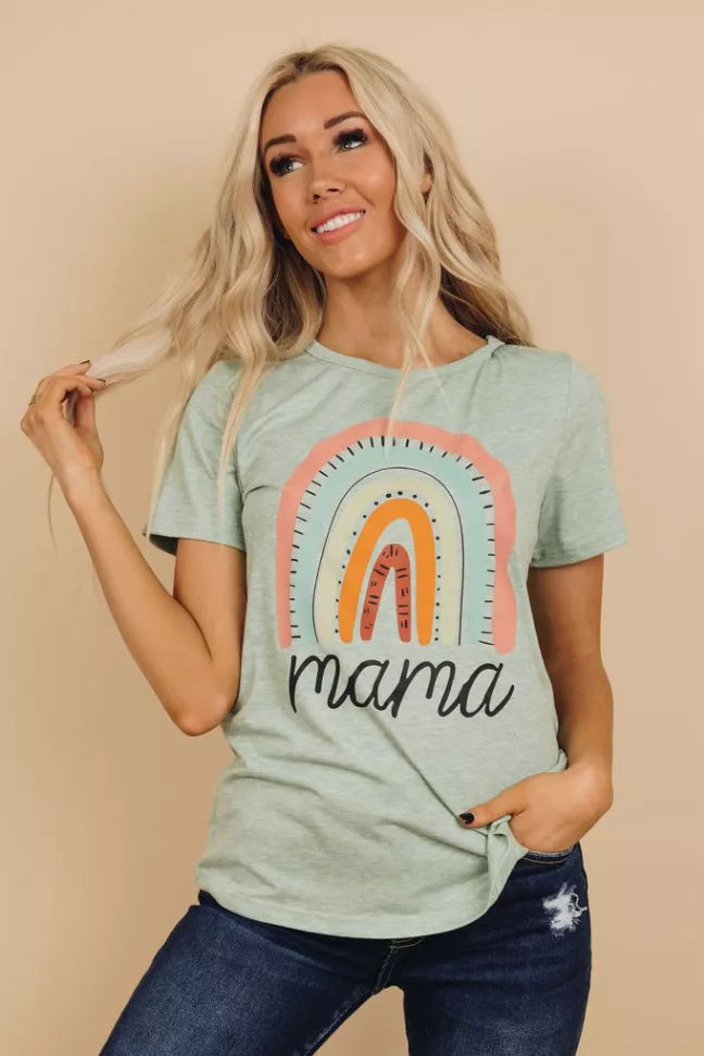 Rainbow Mama Tee Stay Warm in Style
