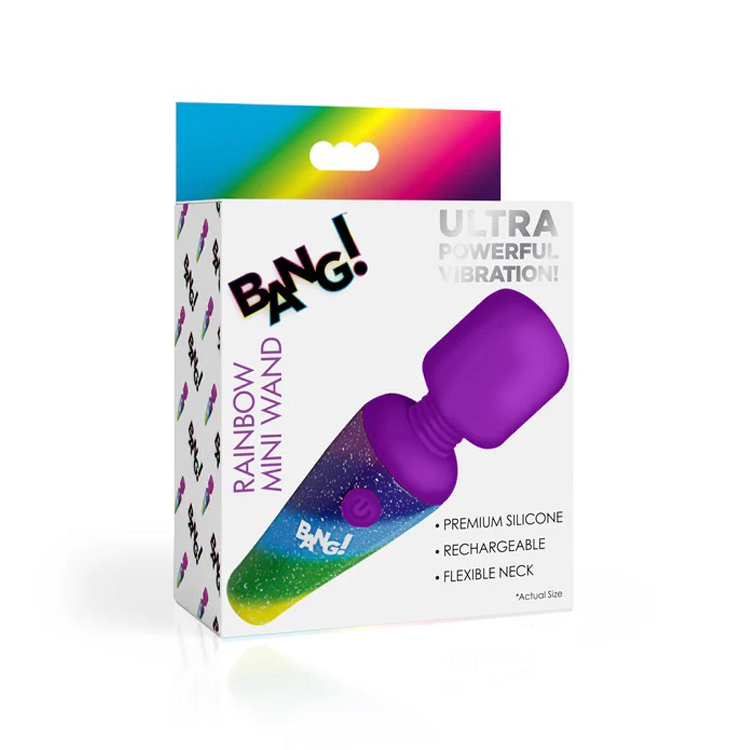Rainbow Mini Wand XR Brands Bang