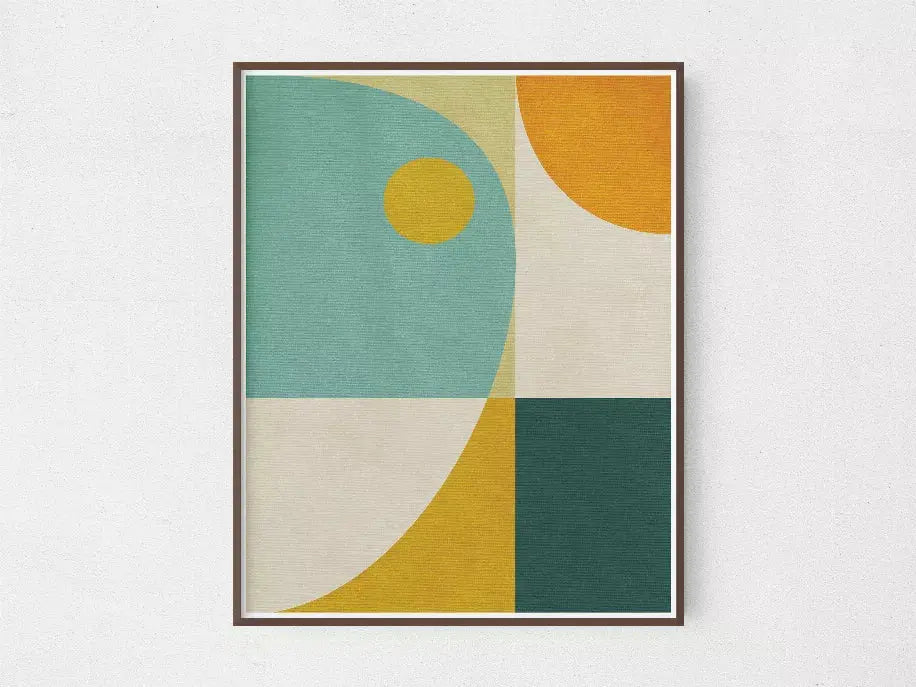 Rainbow Shapes The Crafted Prints