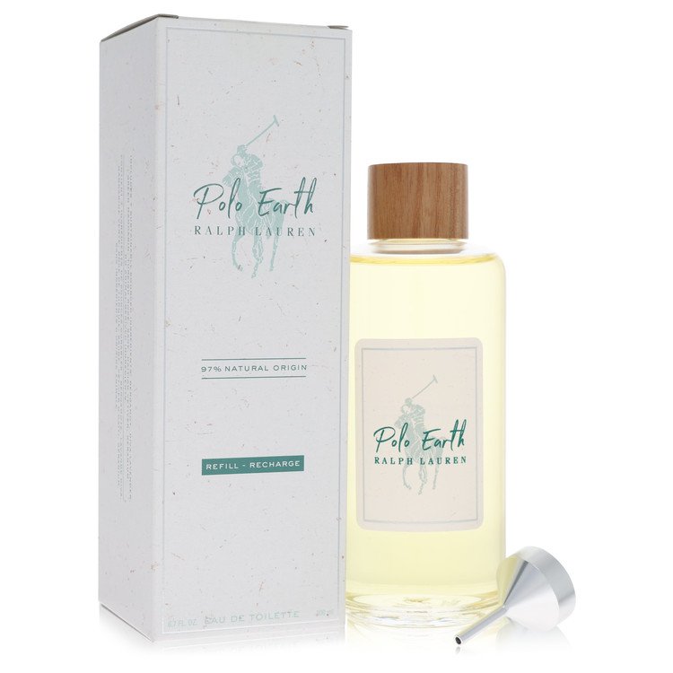 Ralph Lauren  Polo Earth by Ralph Lauren Eau De Toilette Spray Refill 6.7 oz for Men for Fragrances for Men - GreatEagleInc