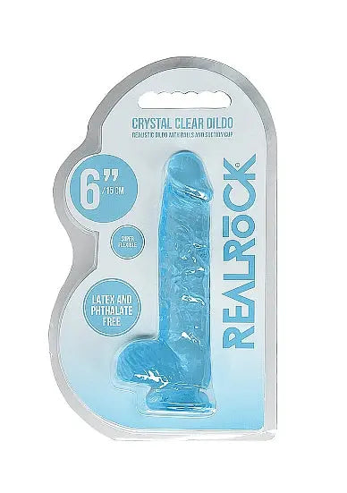 Real Cock 6in Realistic Dildo W/ Balls SHOTS AMERICA