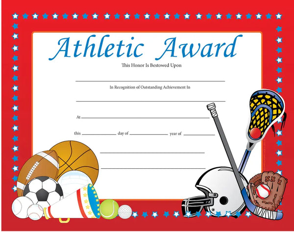 Recognition Certificate Creative Shapes
